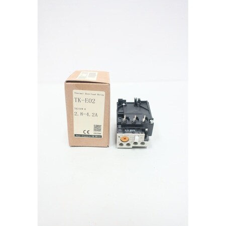FUJI ELECTRIC TK E02 36 Thermal Overload Relay .24-.36 Amp TK22EW-E FUJI ELECTRIC TK E02 36 Thermal Overload Relay .24-.36 Amp TK22EW-E
